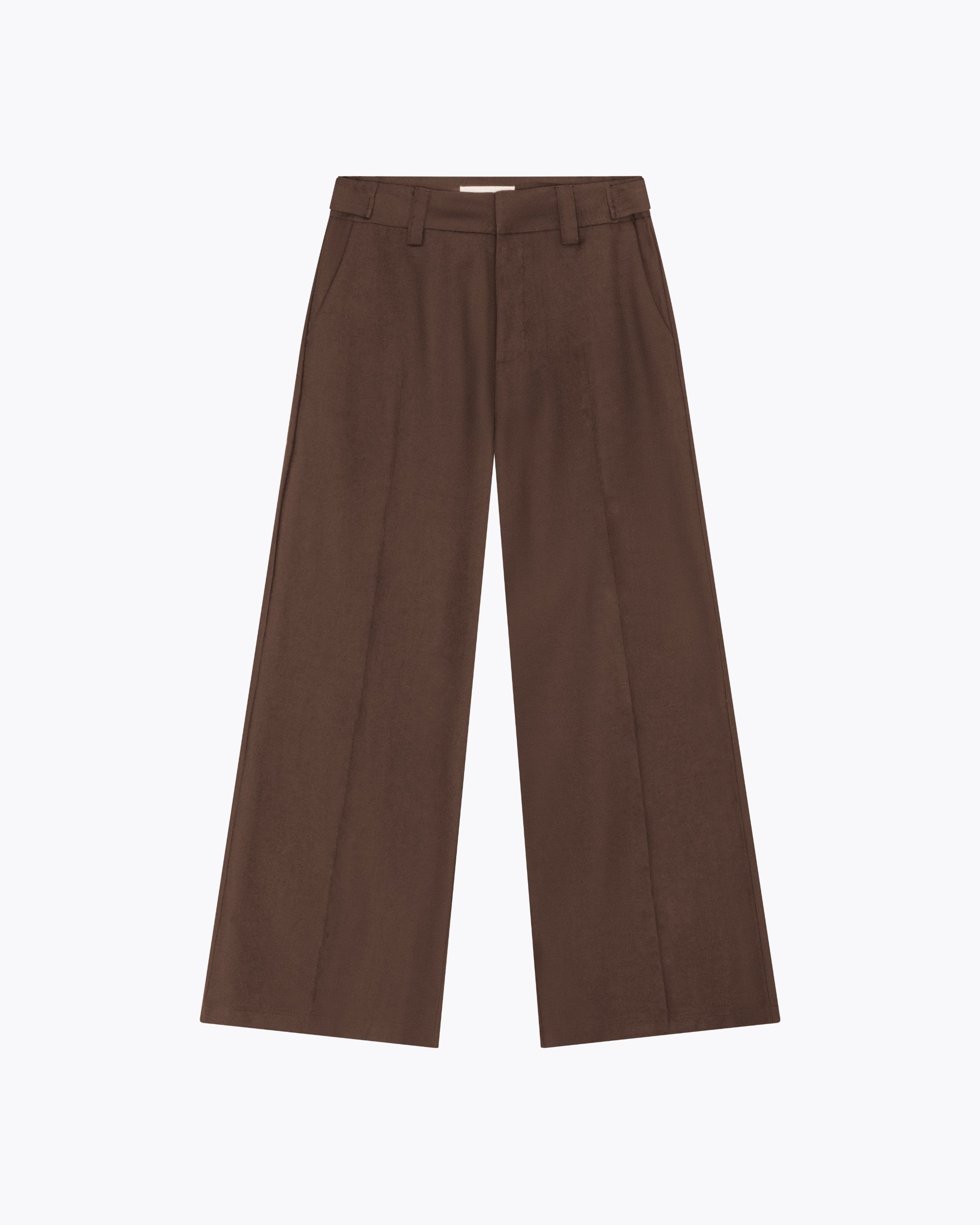 Kate Low Waist Suit Pants / Brown Ora Mora Kate Low Waist Suit Pants / Brown Ora Mora