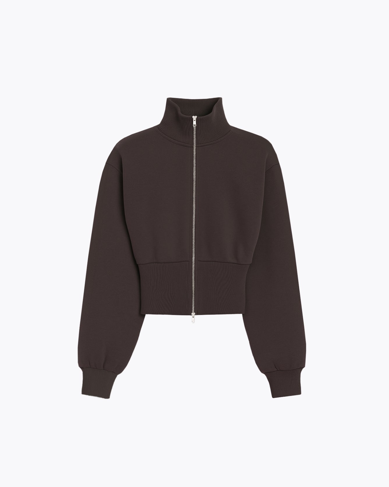 Gabrielle Zip-up / Coffee – Ora Mora