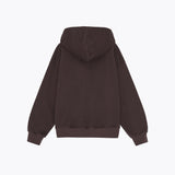 OM Zip-up Hoodie - Brown