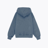 OM Zip-up Hoodie - Stone Blue