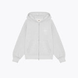 OM Zip-up Hoodie - Light Grey Melange