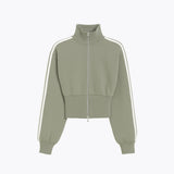Gabrielle Zip-up - Dusty Green