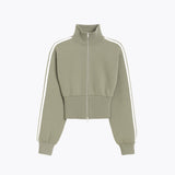 Gabrielle Zip-up - Dusty Green