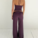 Lucy Scrunch Pants / Blackberry