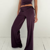 Lucy Scrunch Pants / Blackberry