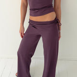 Lucy Scrunch Pants / Blackberry