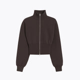 Gabrielle Zip-up / Coffee