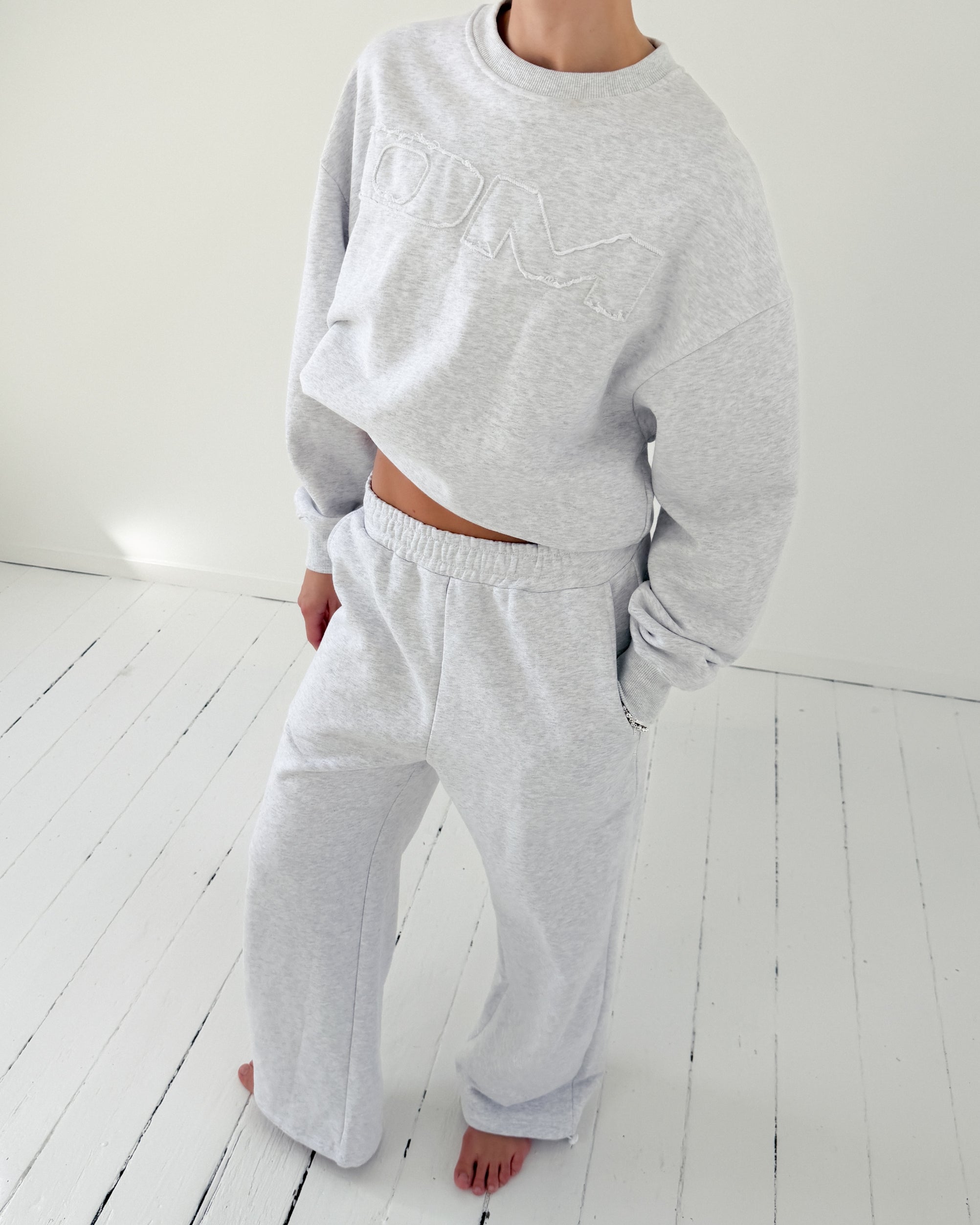 OM Sweatshirt / Light Grey Melange